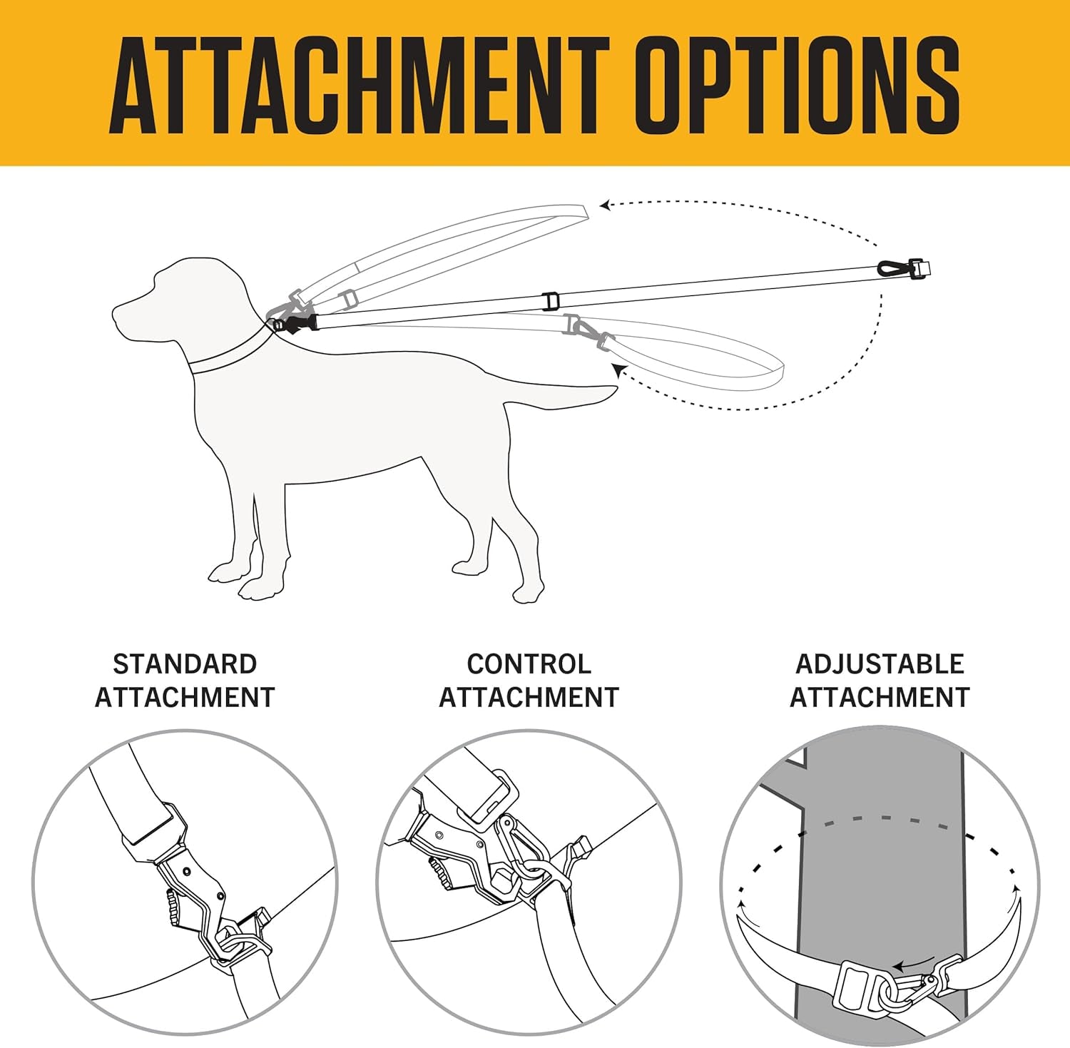 Pet Durable Nylon Webbing Leashes for Dogs, Reflective Stitching for Visibility,  Brown (Nylon Webbing), Large