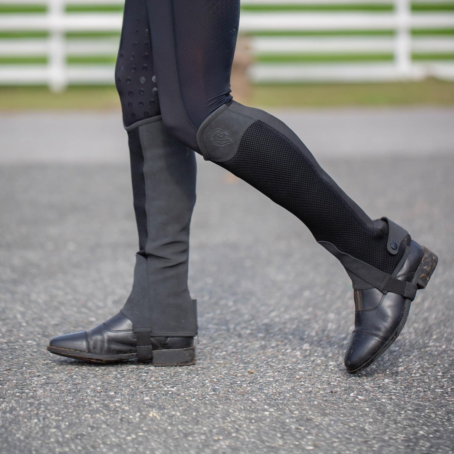 Freya Womens Nordicair™ Tech Equestrian Half Chaps for Horseback Riding | Breathable Mesh