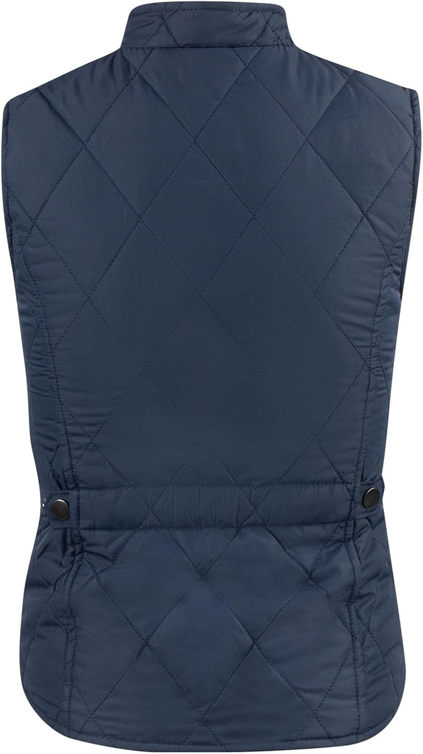 Kid'S Unisex Quilted Softshell Lightweight Windproof Equestrian Riding Vest | Size Chart in Image