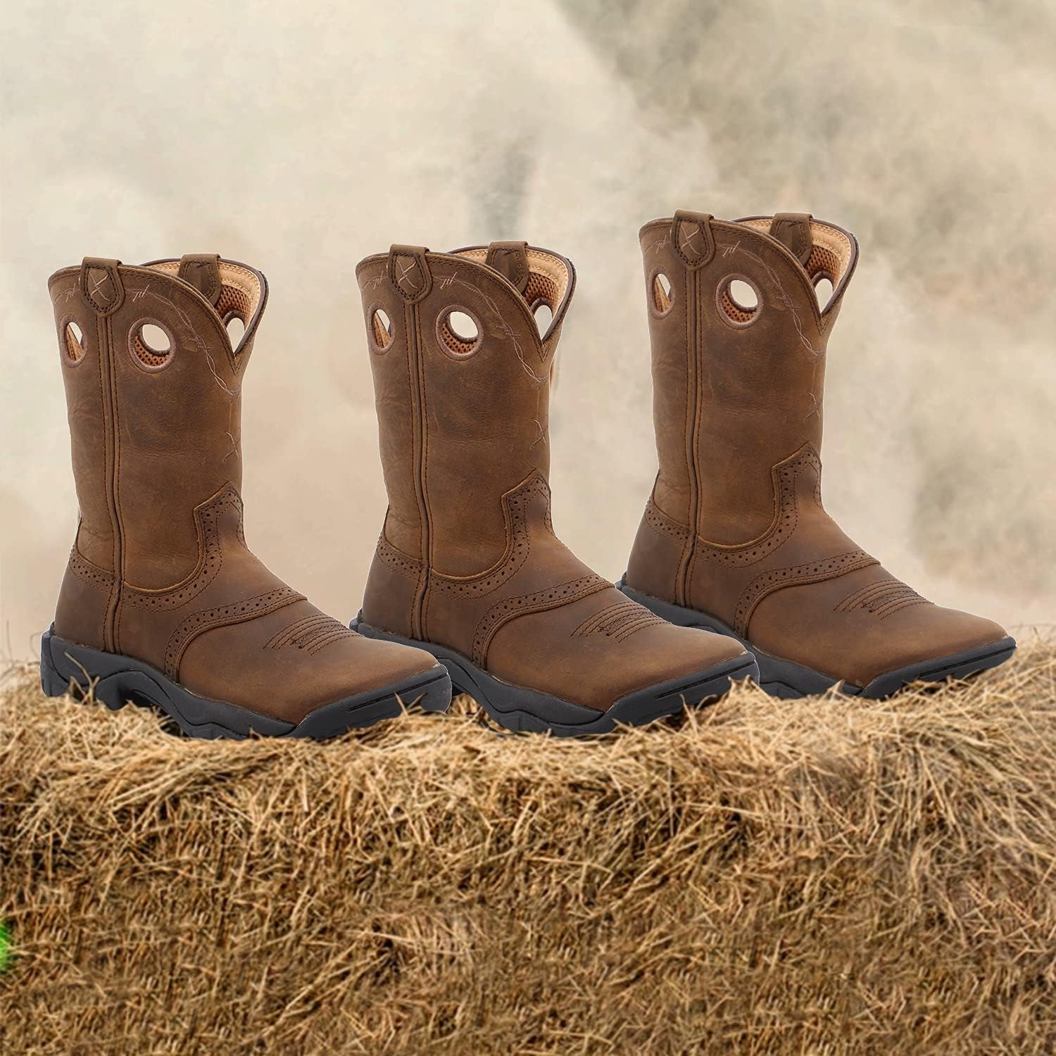 Women'S 9" All around Work Boot - Versatile Women'S Western Work Boots - Water Resistant Oiled Leather Shaft, Made for Barn Use