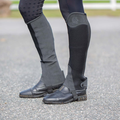 Freya Womens Nordicair™ Tech Equestrian Half Chaps for Horseback Riding | Breathable Mesh