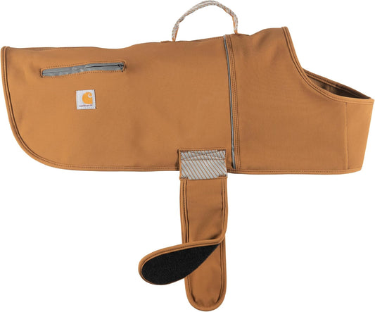 Quick Duck Fleece Lined Dog Jac, Water-Repellent Dog Vest,  Brown, X-Large
