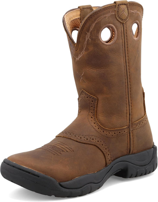 Women'S 9" All around Work Boot - Versatile Women'S Western Work Boots - Water Resistant Oiled Leather Shaft, Made for Barn Use